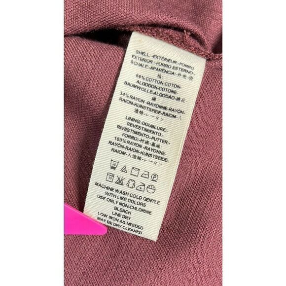 Free People Y2K Mini Skirt Size 6 Maroon Velvet Funkytown Zip Front A-line New - Picture 10 of 15